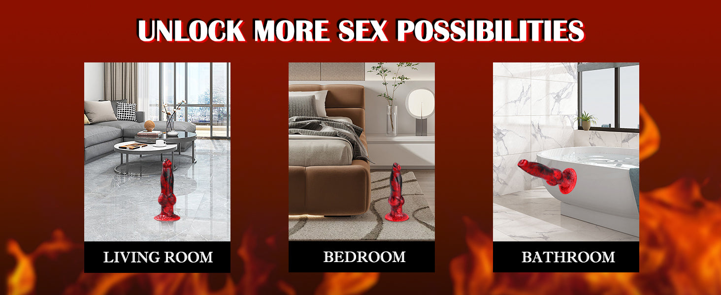 HESEKS 10.2 inch Thrusting Dildo Vibrator Realistic Huge Vibrating Penis Anal Stimulatior Monster Big Dildos with Remote Control