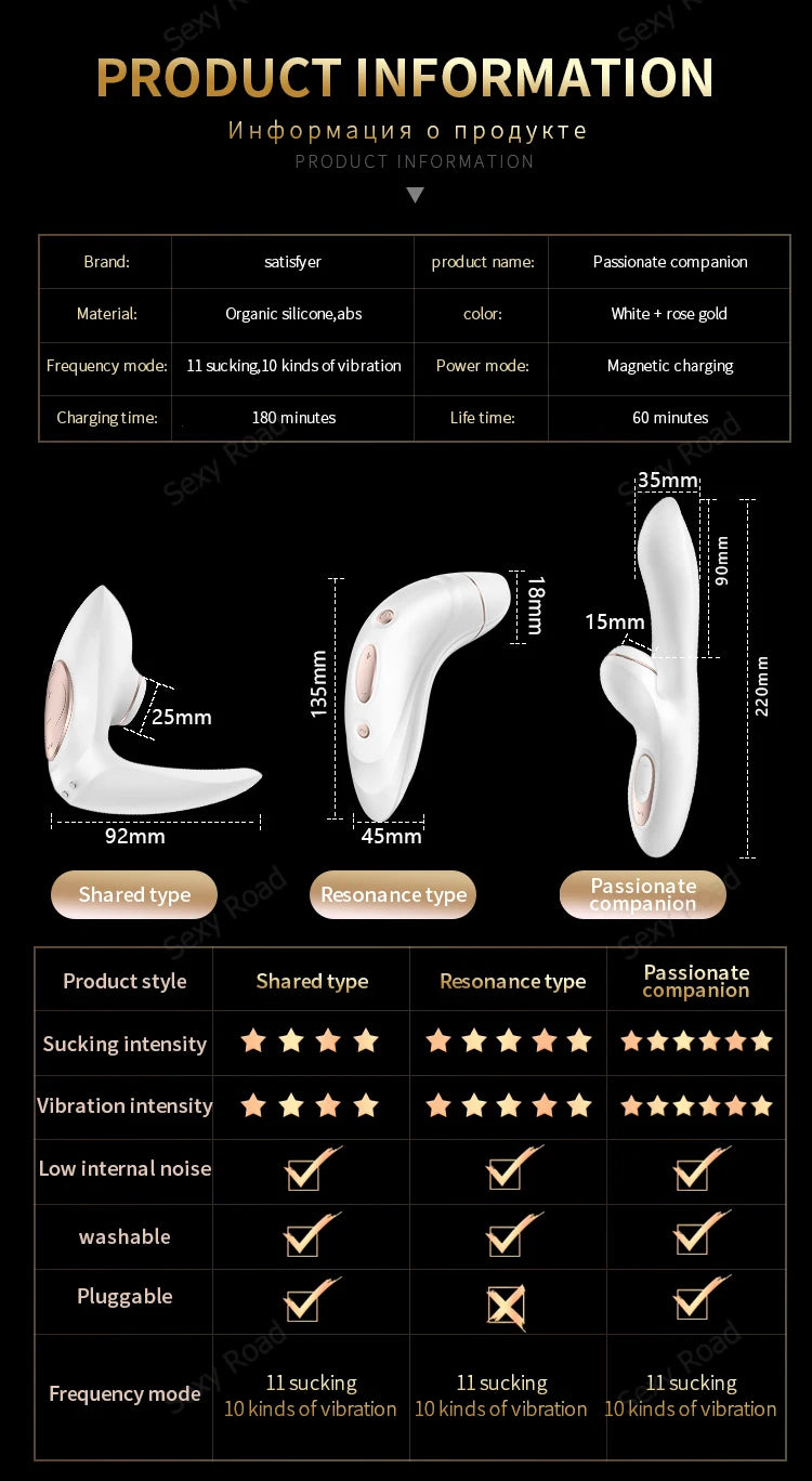 German satisfyer 10 Speed Sucking Vibrators G spot Clit Stimulation Silicone Vibration Nipple Sucker dildo UYO rabbit vibrator