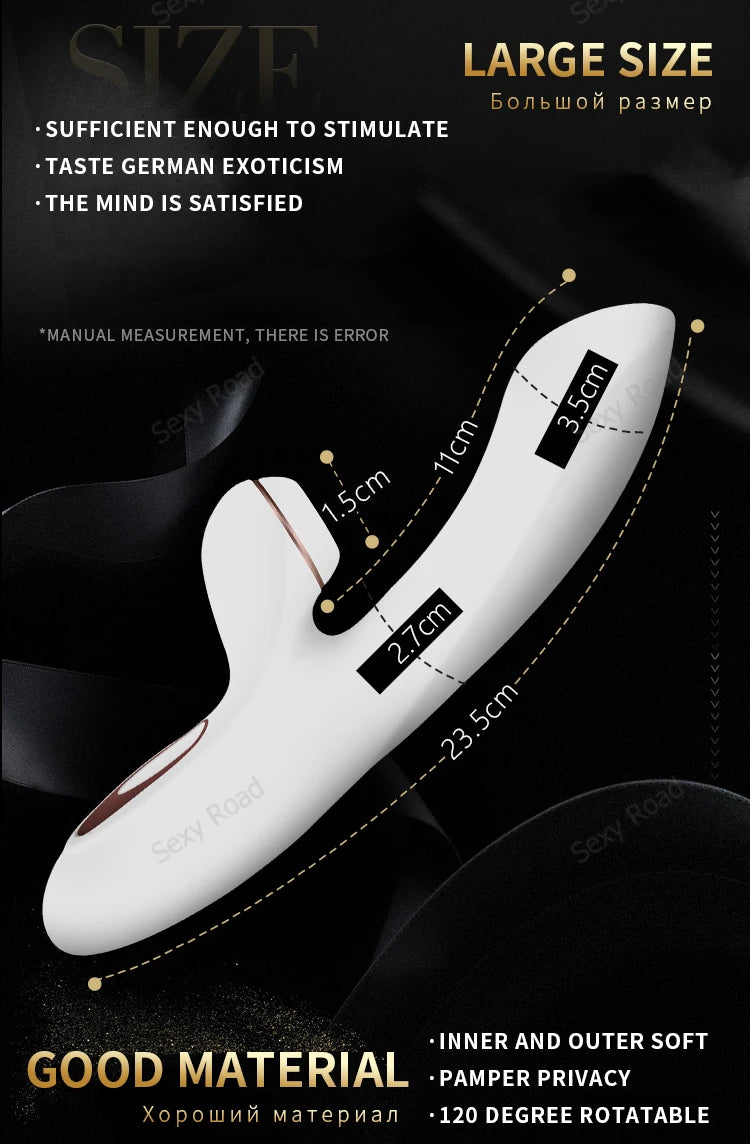 German satisfyer 10 Speed Sucking Vibrators G spot Clit Stimulation Silicone Vibration Nipple Sucker dildo UYO rabbit vibrator