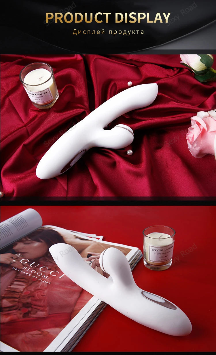 German satisfyer 10 Speed Sucking Vibrators G spot Clit Stimulation Silicone Vibration Nipple Sucker dildo UYO rabbit vibrator