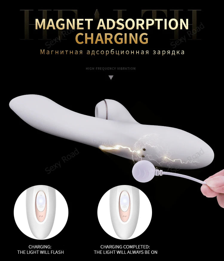 German satisfyer 10 Speed Sucking Vibrators G spot Clit Stimulation Silicone Vibration Nipple Sucker dildo UYO rabbit vibrator