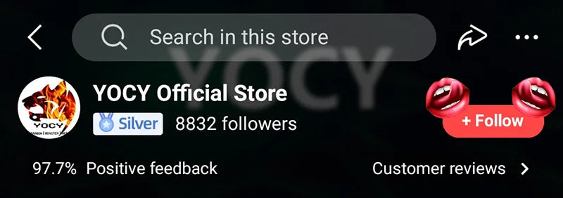 YOCY Silicone Penis Sleeve S,M,L Size Open-ended Animal Dildo Sheath Texture Massager Sex Toy For Men Women