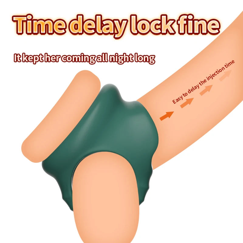 Silicone Penis Cock Ring Delay Ejaculation Erection Chastity Cage Adjustable Scrotum Bondage Lock Cockring Adult Sex Toy for Men