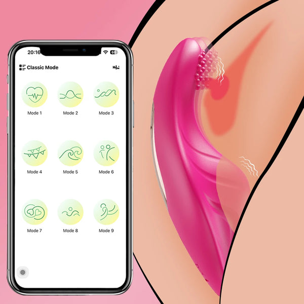 Wireless APP Controll Vibrator Female Wearable Panty Clitoris Stimulator Masturbation Adult Goods Sex Toy for Women 's Panties