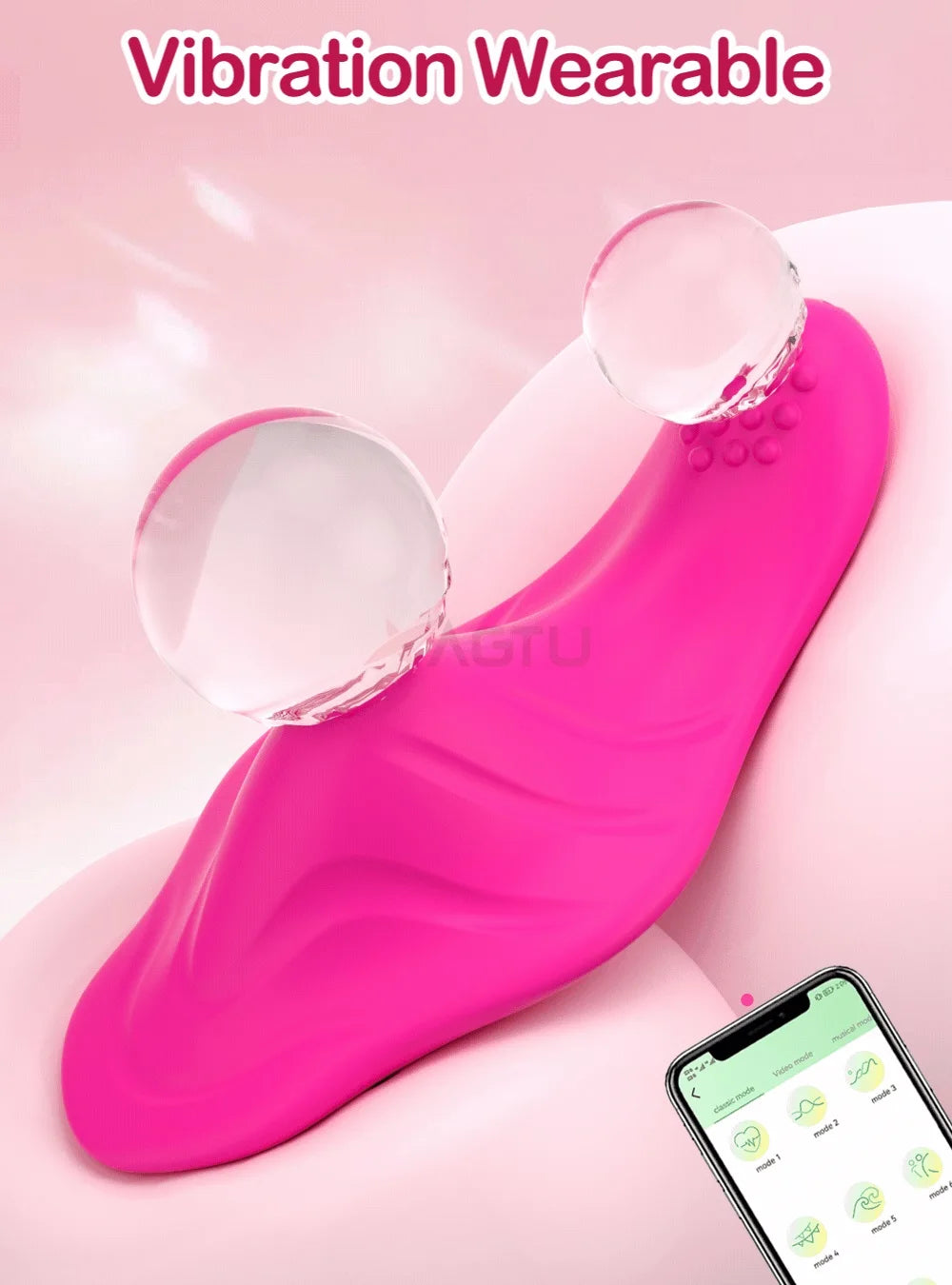 Wireless APP Controll Vibrator Female Wearable Panty Clitoris Stimulator Masturbation Adult Goods Sex Toy for Women 's Panties