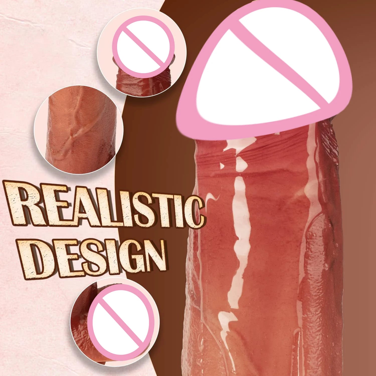 Realistic Dildos Vibrator Big Penis Telescopic Heating Silicone Female Dildos for G Spot Anal Stimulation Vibrators for Women 18