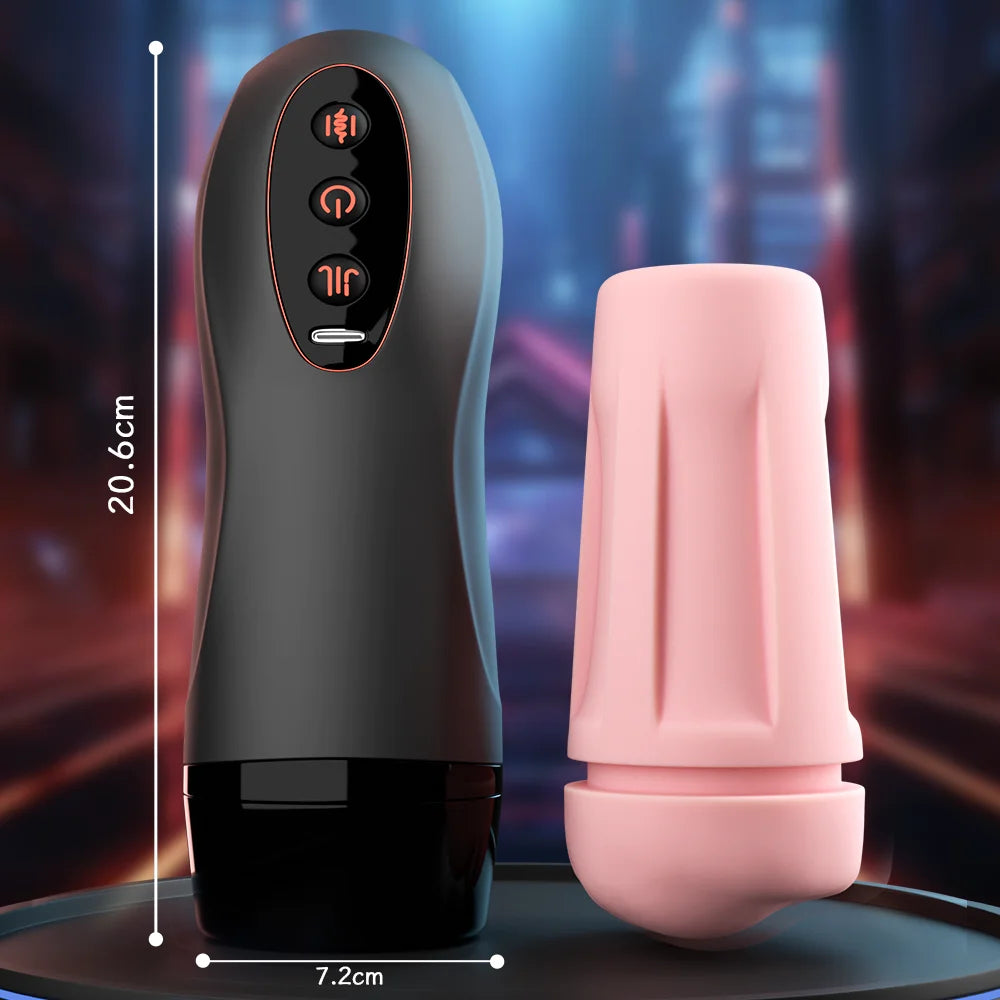 Sex Toy For Men Men's Masturbation Cup Heating Stimulation Vibrator Sexy Voice Free Portable Bracket Suction Cup Pocket Pussy