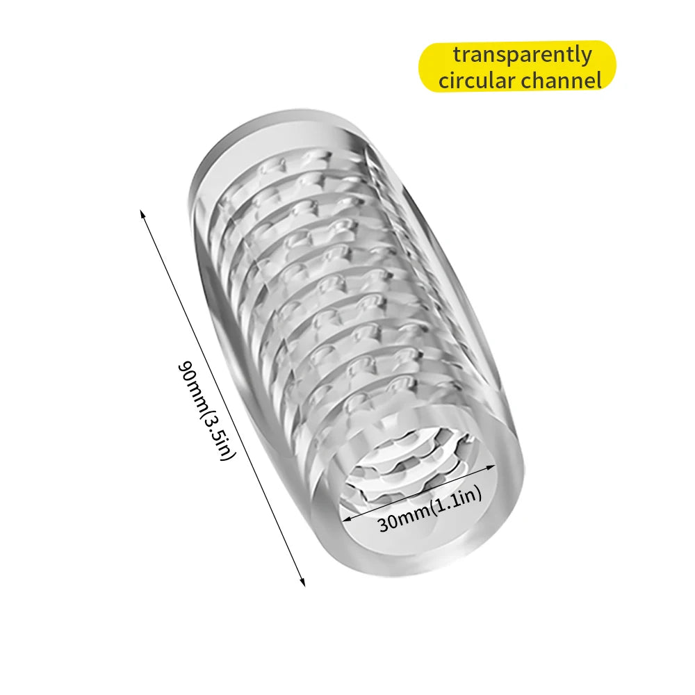 Cock Training Penis Sleeve Sex Toy for Men Male Masturbator Cup Glans Trainer Delay Exercise Sex Shop Soft TPE