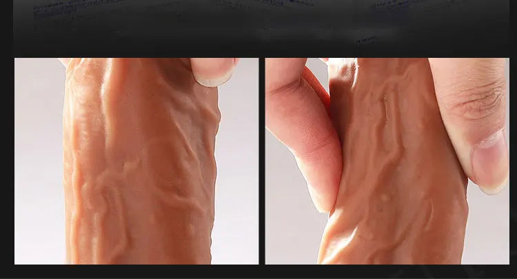 realistic big dildo vibrator penis telescopic swing heating silicone dildos female remote control vibrators for women UYO