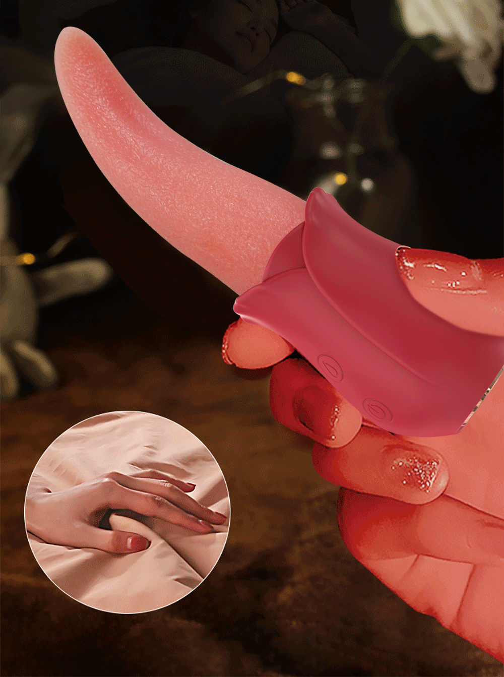 Powerful Tongue Licking Vibrator Adult Sex Toy For Women Nipple Vagina Clitoris Stimulator G Spot Vibrators Female Masturbation