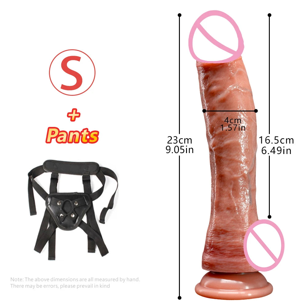 Black flesh color Long realistic dildo vibrator penis telescopic swing heating silicone dildos female remote control for women