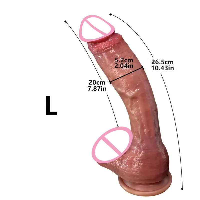Huge Thick Realistic Dildo Big Penis Double Penetration Anal Plug Fake Dick Adult Vagina Masturbator Sex Toy for Women Sexuales