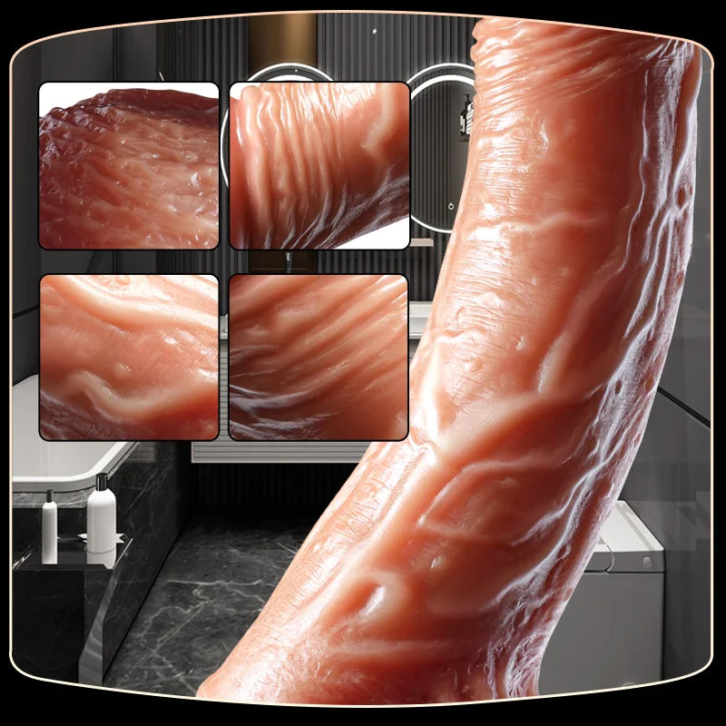 Realistic Dildo Sex Toys for Women Telescopic Vibrators with Female Vagina Stimulator Dildos Vibrators Big Penis Anal Plug Dick