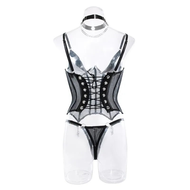 Romantic Lingeries Set Sexy Bra & Corset Lingeries for Woman Full Network Lingerie Femme Sexys Sexy Outfit Women Bodysuits G-row