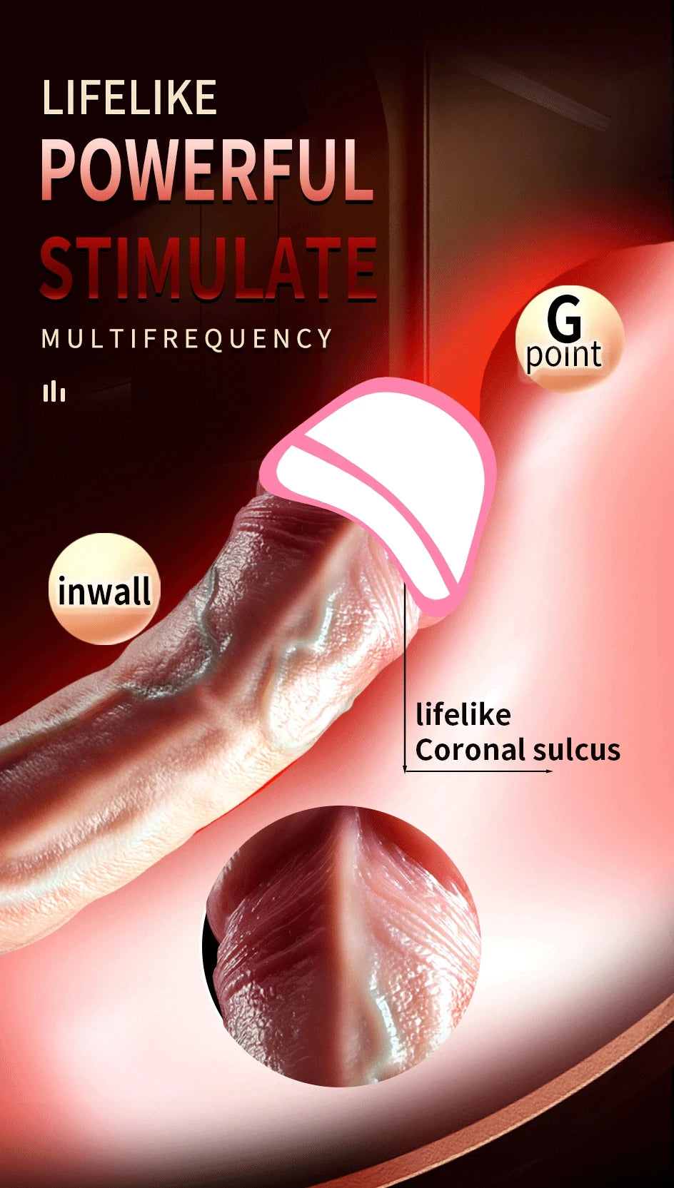 Wireless Vibrator Telescopic Dildos For Women Big Dildo Vibrador Heating Skin Feeling Dick Realistic Penis Large falos Silicone