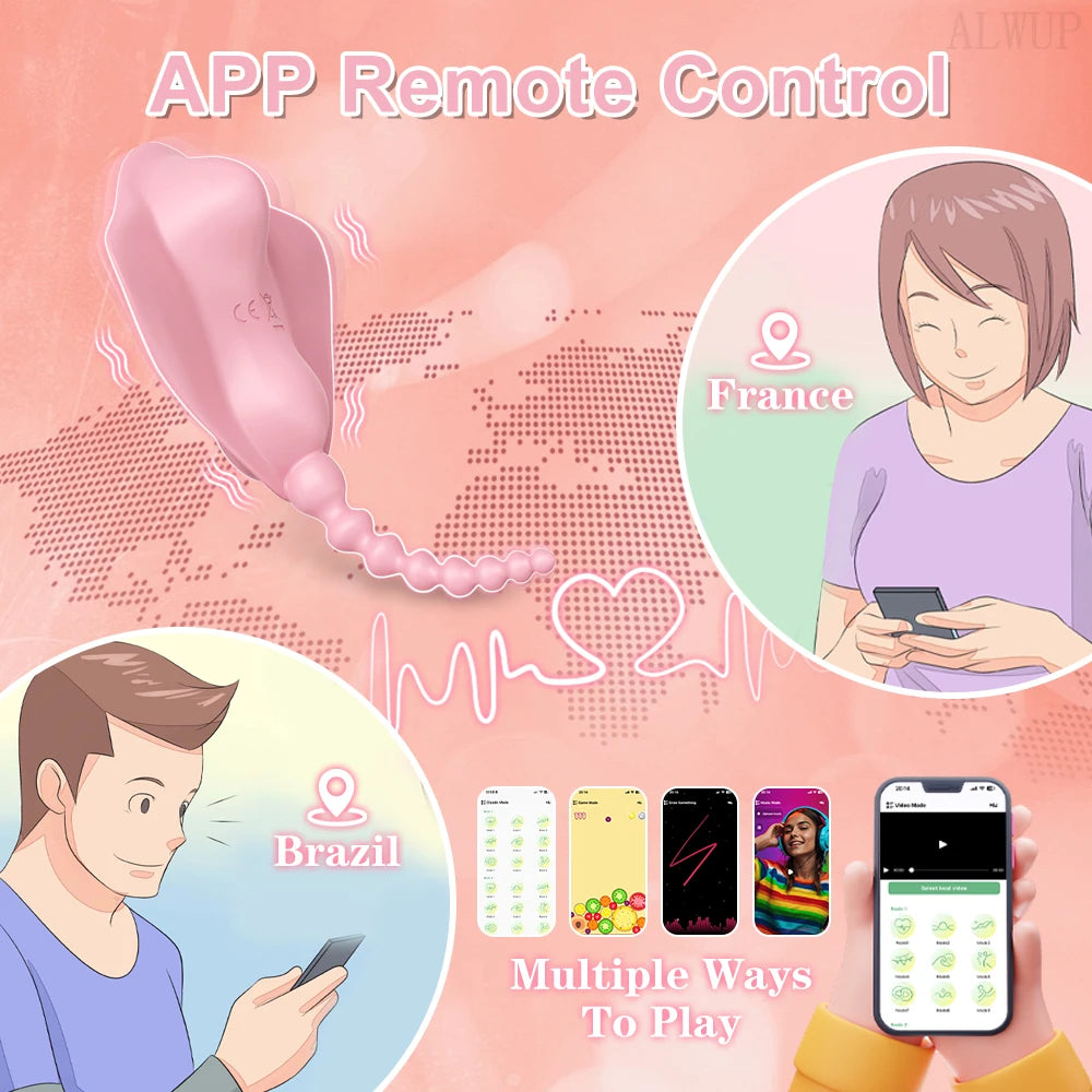 APP Wireless Bluetooth Control Sexy Adult Female Vibrators Clitoral Vagina Vibration G Spot Dildo Vibrators Sexy Shop Products
