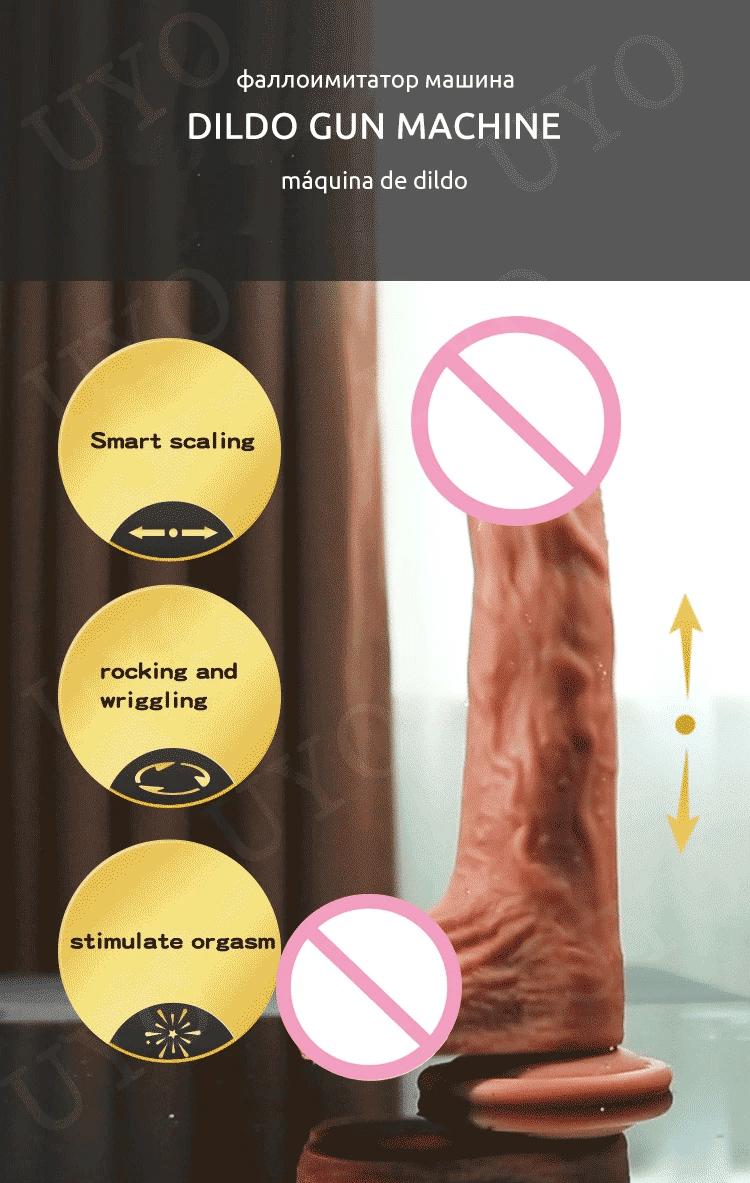 realistic big dildo vibrator penis telescopic swing heating silicone dildos female remote control vibrators for women UYO