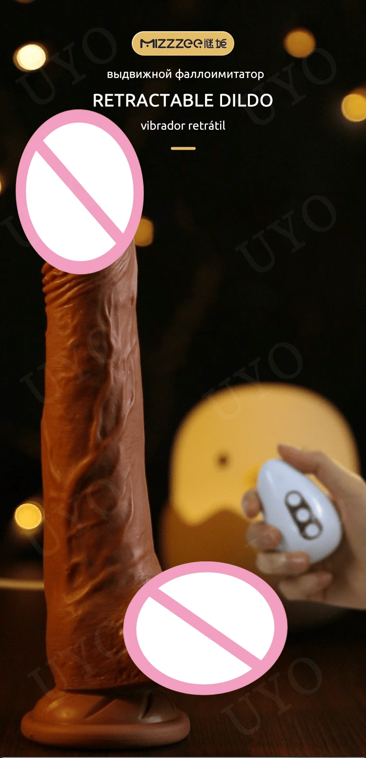 realistic big dildo vibrator penis telescopic swing heating silicone dildos female remote control vibrators for women UYO