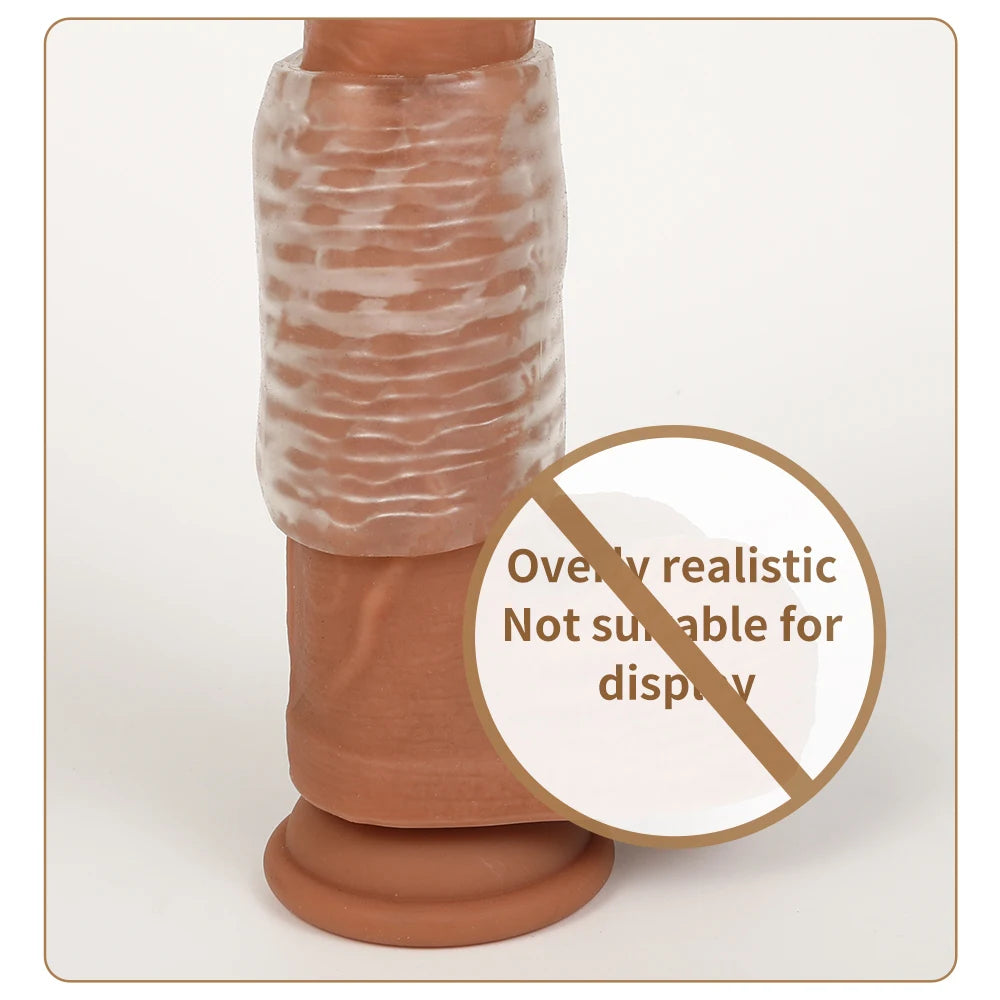 Cock Training Penis Sleeve Sex Toy for Men Male Masturbator Cup Glans Trainer Delay Exercise Sex Shop Soft TPE