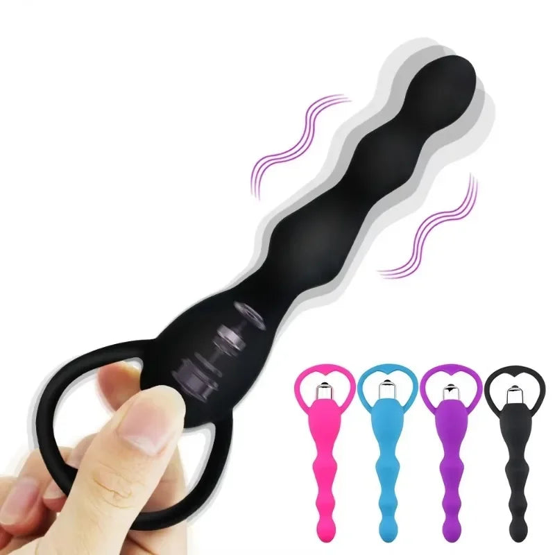 Vibrating Anal Plug Men Women Waterproof Anal Toys Butt Plug Vibrators Prostate Massage Vibrator Butt Plug  Adult Products