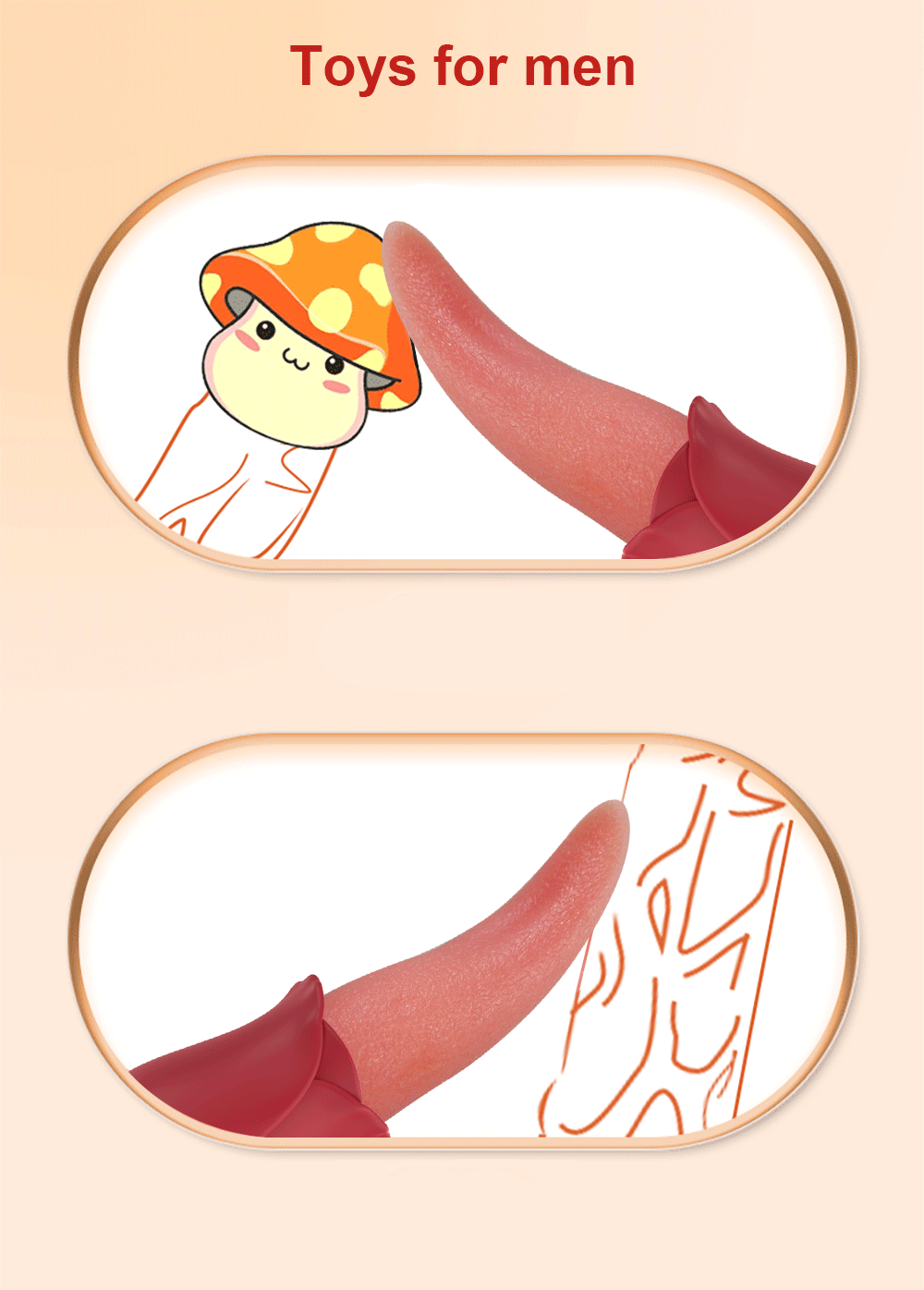 Powerful Tongue Licking Vibrator Adult Sex Toy For Women Nipple Vagina Clitoris Stimulator G Spot Vibrators Female Masturbation