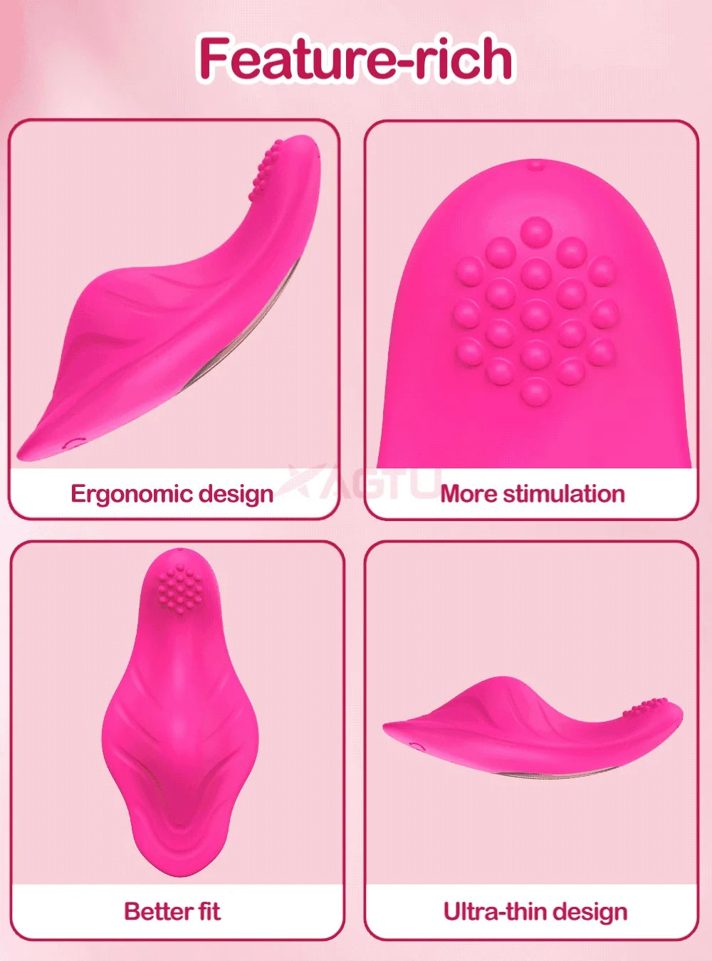 Wireless APP Controll Vibrator Female Wearable Panty Clitoris Stimulator Masturbation Adult Goods Sex Toy for Women 's Panties