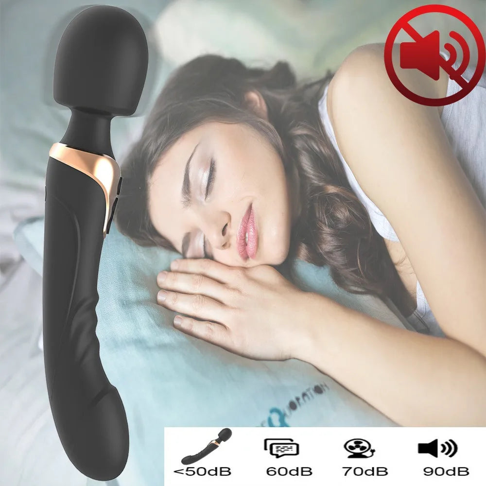 AV Vibrator with 10 Frequency Vibrating Sex Toy for Women Vagina G Spot Double Stimulation Vagina Massager Female Sex Toys