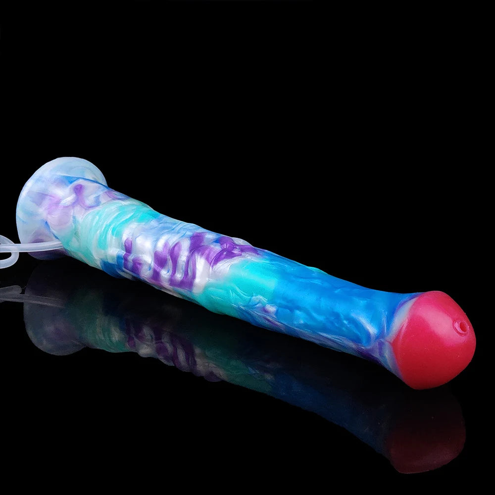 YOCY Realistic Horse Dildo Ejaculating Fantasy Long Animal Penis Silicone Anal Dildos For Masturbator Sex Toy For Women Men