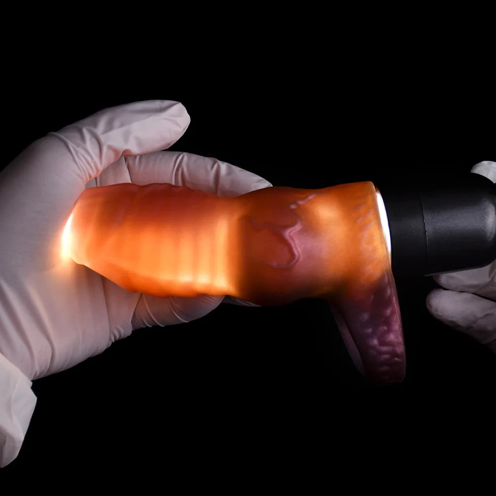 YOCY Silicone Penis Sleeve S,M,L Size Open-ended Animal Dildo Sheath Texture Massager Sex Toy For Men Women