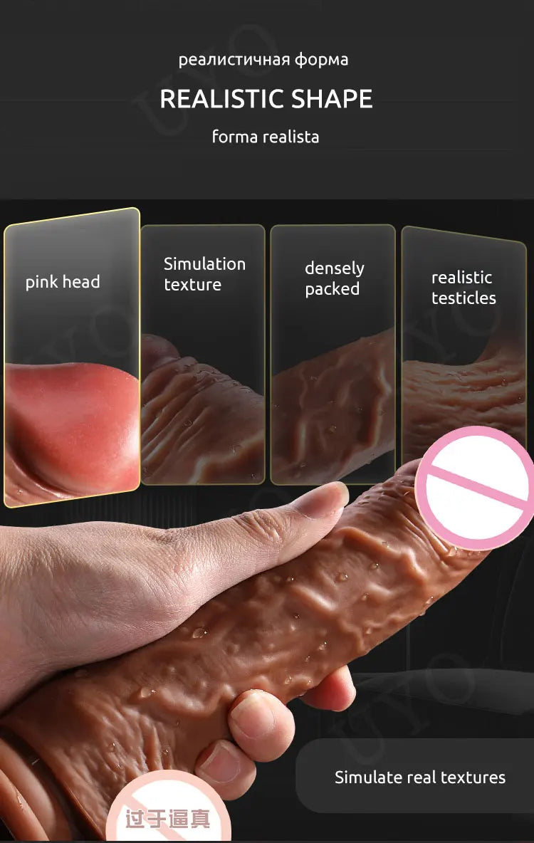 realistic big dildo vibrator penis telescopic swing heating silicone dildos female remote control vibrators for women UYO