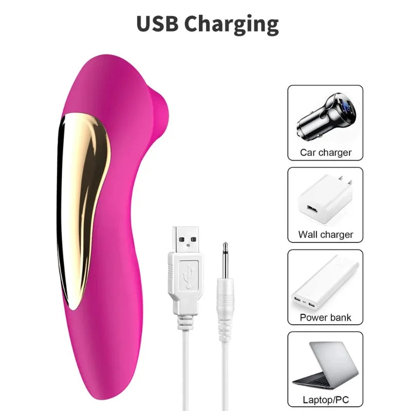 TINGNAI Powerful Vibrator Clitoris Sucking Toy Vibrators Stimulator Vacuum clit sucker Masturbator glass sucker toy for Women