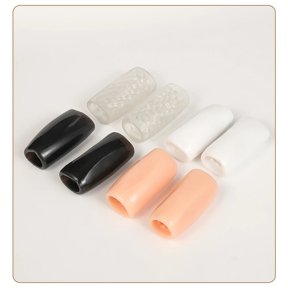 Cock Training Penis Sleeve Sex Toy for Men Male Masturbator Cup Glans Trainer Delay Exercise Sex Shop Soft TPE