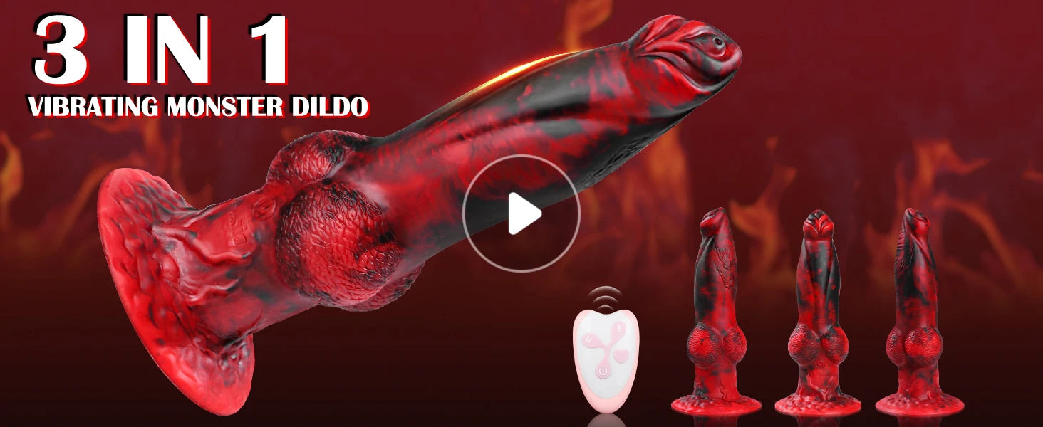 HESEKS 10.2 inch Thrusting Dildo Vibrator Realistic Huge Vibrating Penis Anal Stimulatior Monster Big Dildos with Remote Control