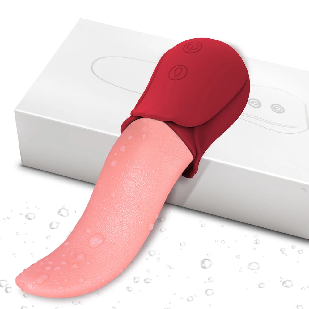 Powerful Tongue Licking Vibrator Adult Sex Toy For Women Nipple Vagina Clitoris Stimulator G Spot Vibrators Female Masturbation