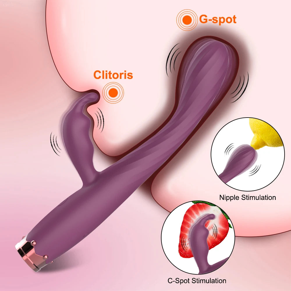 Beginner G-Spot Vibrator for Women Vagina Rabbit Vibrator Clitoris Stimulator Female Masturbator Adult Goods Sex Toy for Women
