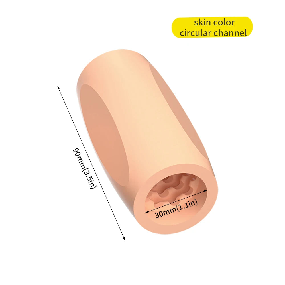 Cock Training Penis Sleeve Sex Toy for Men Male Masturbator Cup Glans Trainer Delay Exercise Sex Shop Soft TPE