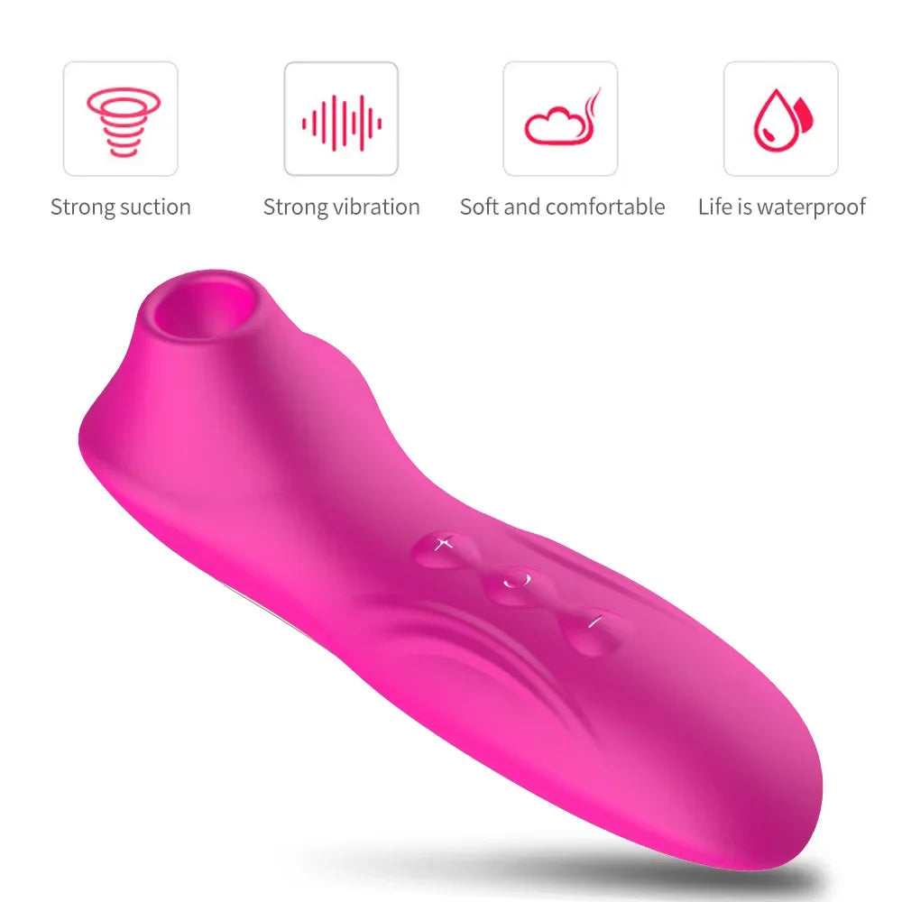 TINGNAI Powerful Vibrator Clitoris Sucking Toy Vibrators Stimulator Vacuum clit sucker Masturbator glass sucker toy for Women
