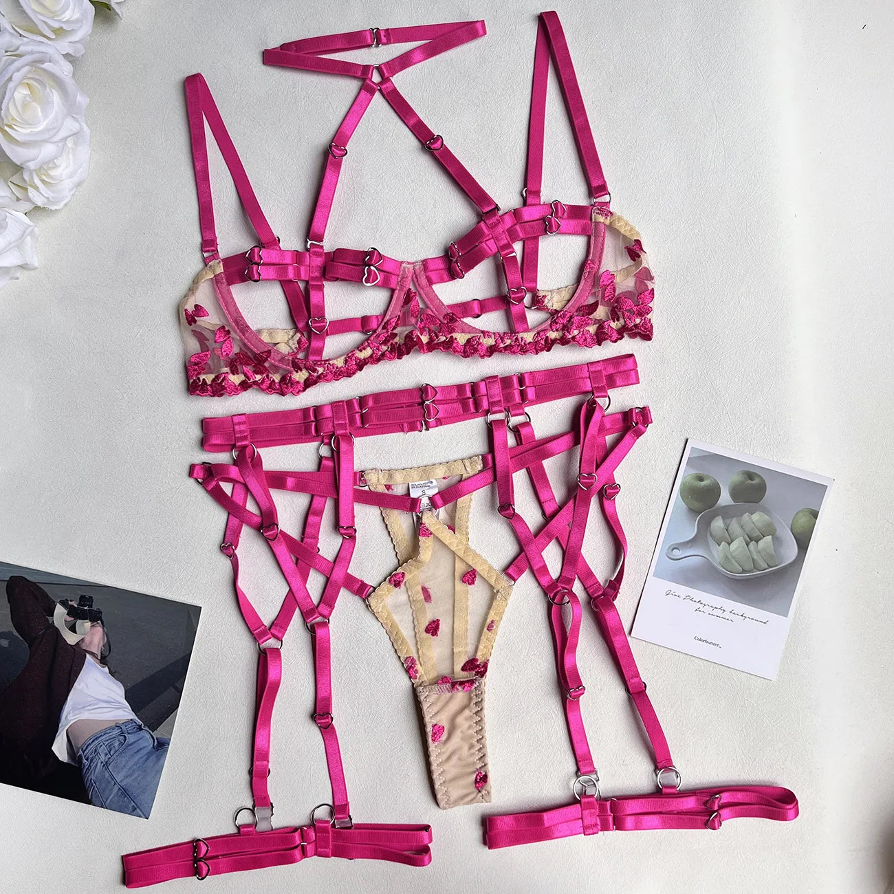 Straps Women's Sexys Panties Sexy Lingerie Pornographic Lingerie Outfits Romantic Lingeries Sexy Lingeries for Woman Set Colales