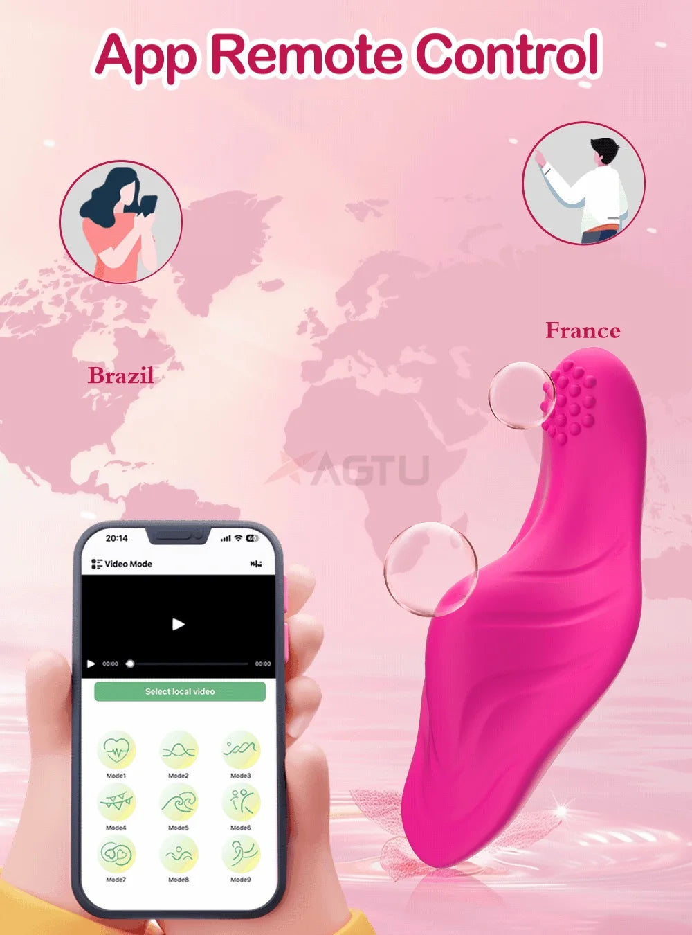 Wireless APP Controll Vibrator Female Wearable Panty Clitoris Stimulator Masturbation Adult Goods Sex Toy for Women 's Panties
