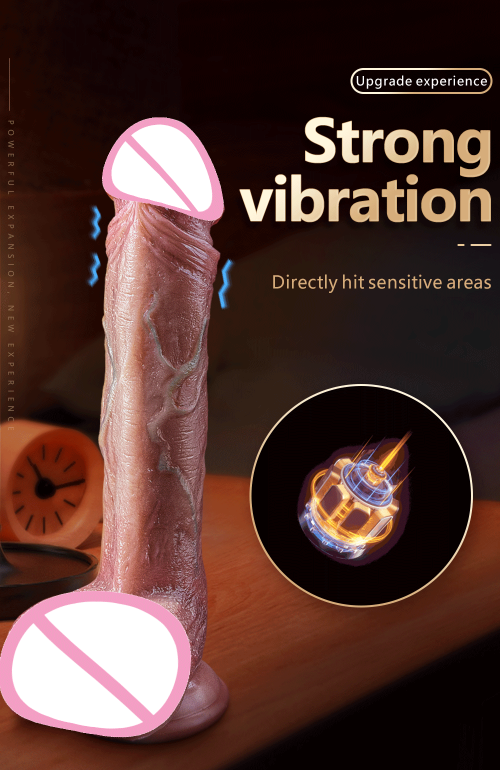 Big Dildo Vibrator Rechargeable Penis Artificial Telescopic Swing Heating Remote Control Vibrators For Women Silicone Dildos