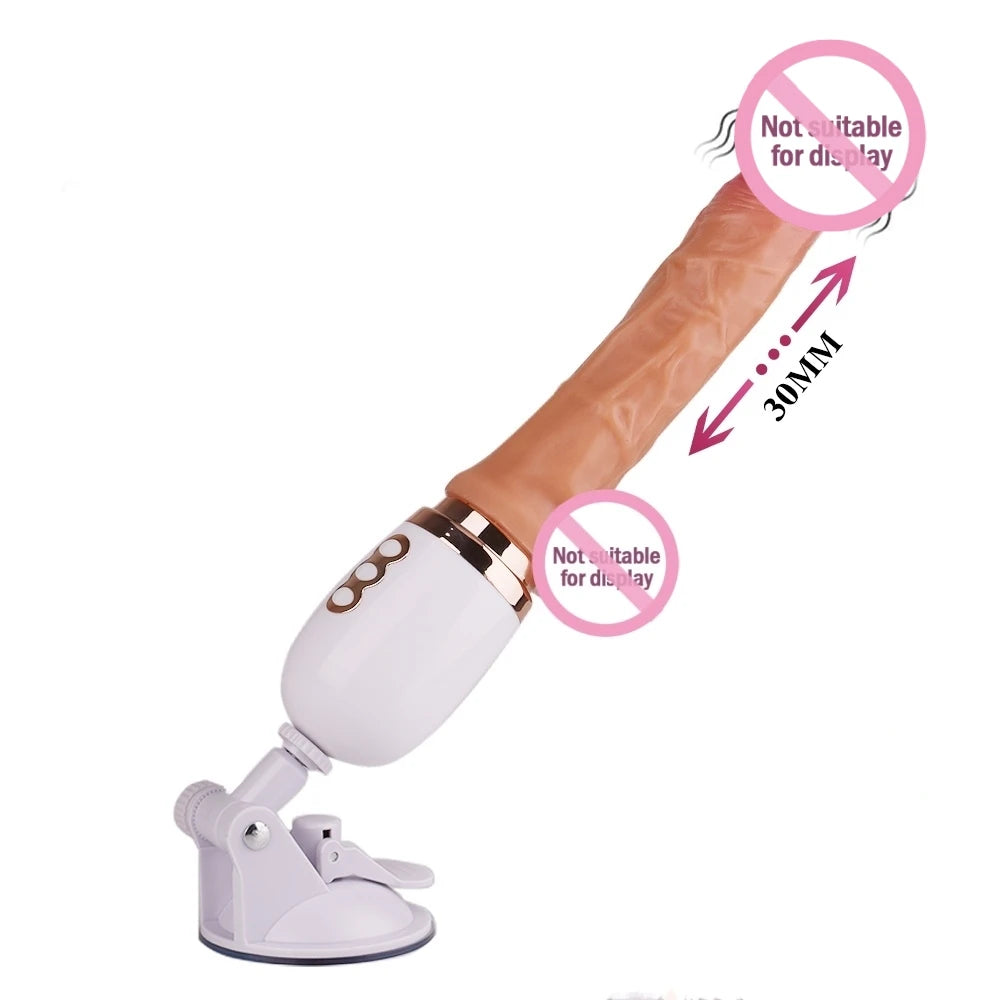 Adult Toy for Women Thrusting Dildo Telescopic Vibrator Sex Machine G Spot Vagina Stimulation Vagina Massager Sex Toy for Women 