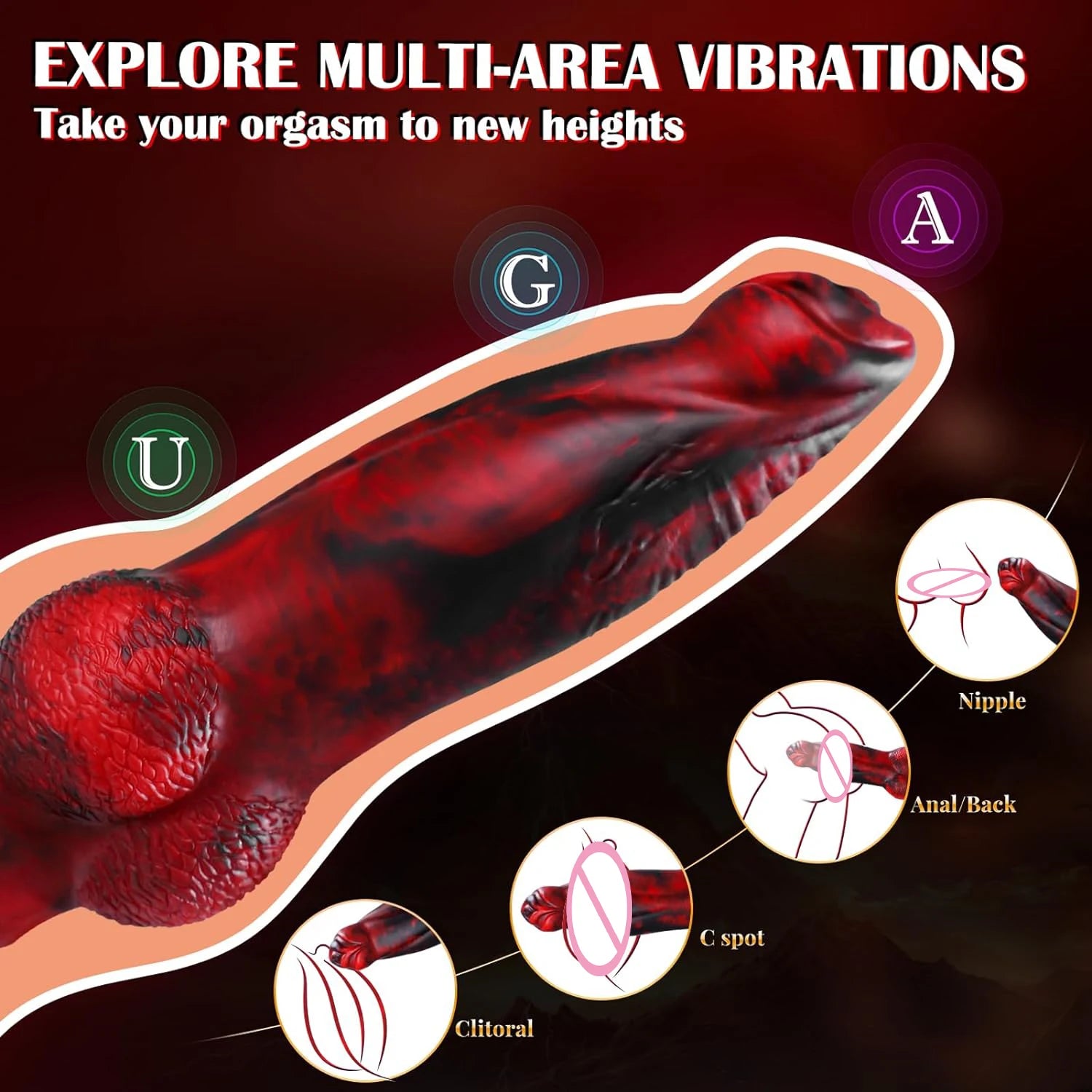 HESEKS 10.2 inch Thrusting Dildo Vibrator Realistic Huge Vibrating Penis Anal Stimulatior Monster Big Dildos with Remote Control