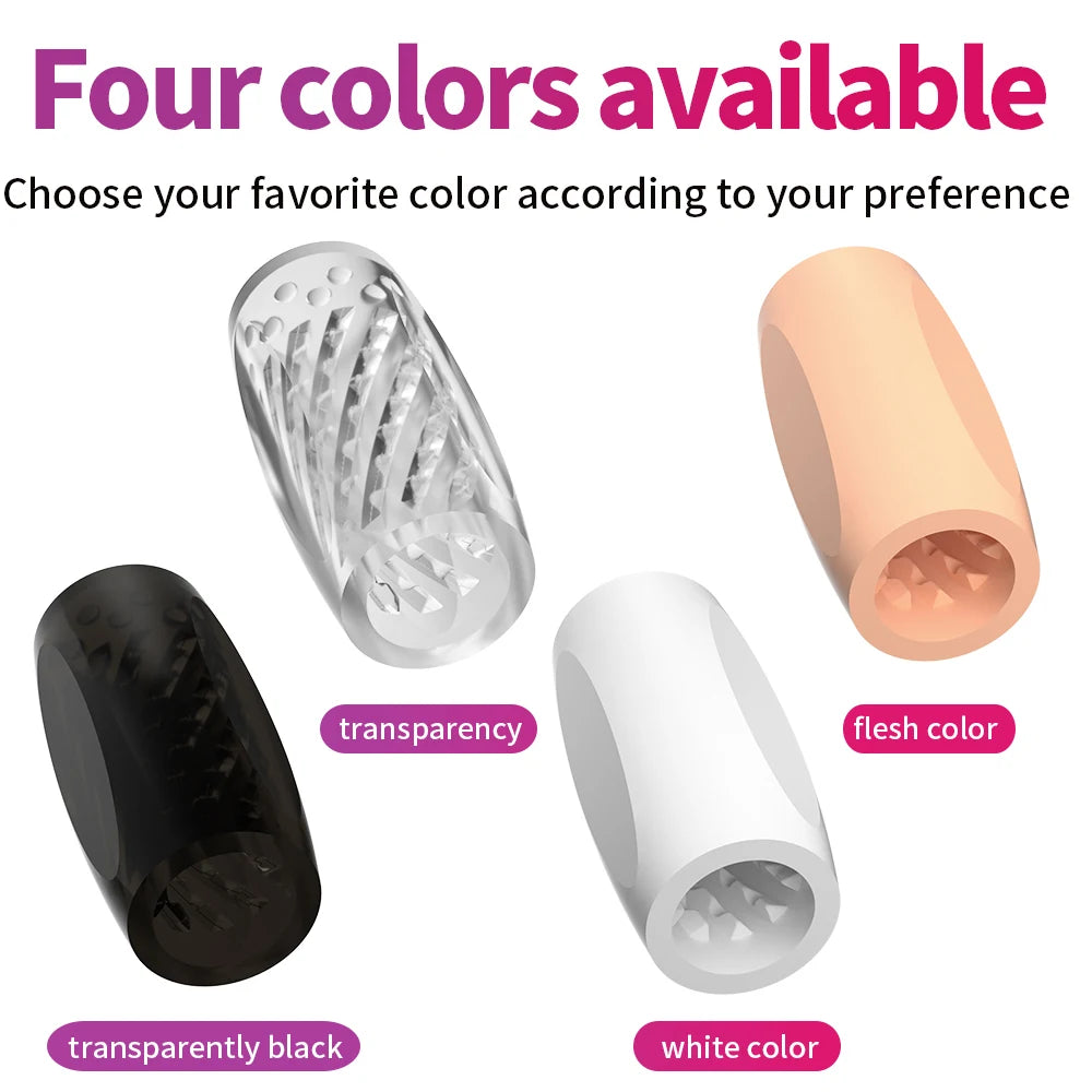 Cock Training Penis Sleeve Sex Toy for Men Male Masturbator Cup Glans Trainer Delay Exercise Sex Shop Soft TPE