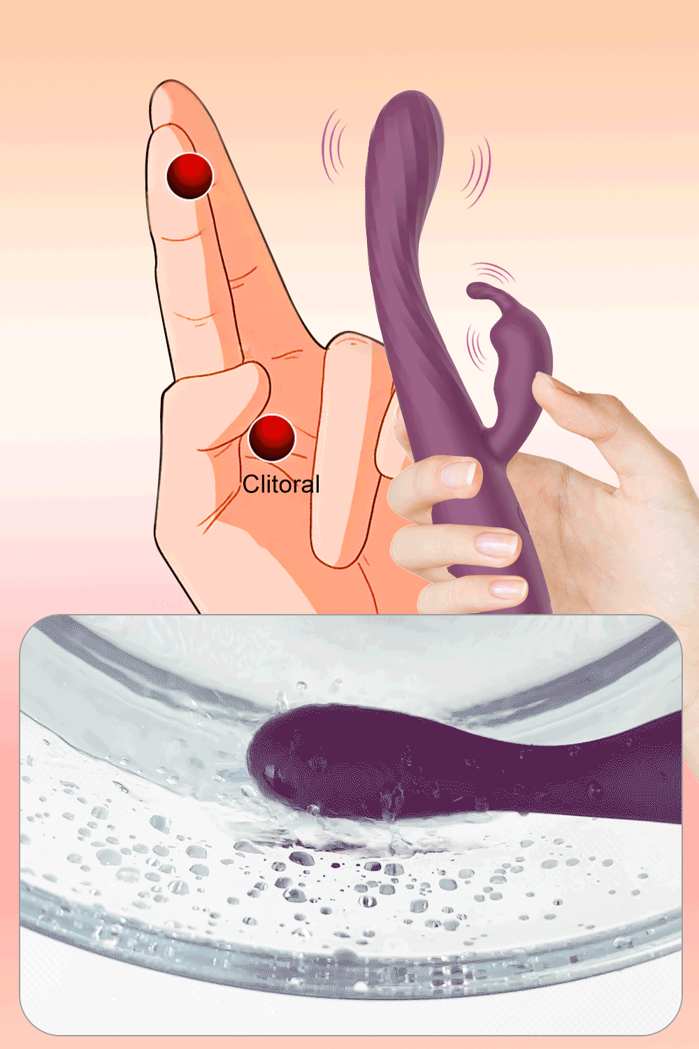 Beginner G-Spot Vibrator for Women Vagina Rabbit Vibrator Clitoris Stimulator Female Masturbator Adult Goods Sex Toy for Women