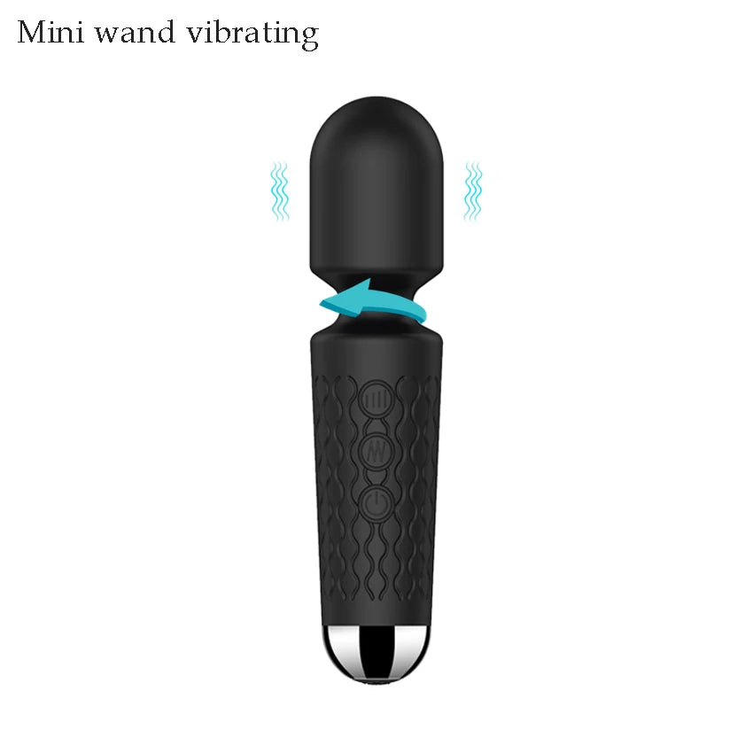 20 Modes Strong Vibration Mini Vibrator Magic Stick USB Charging Massager Clitoris G-Spot Vibrators Sex Toy For Women Adults 18+